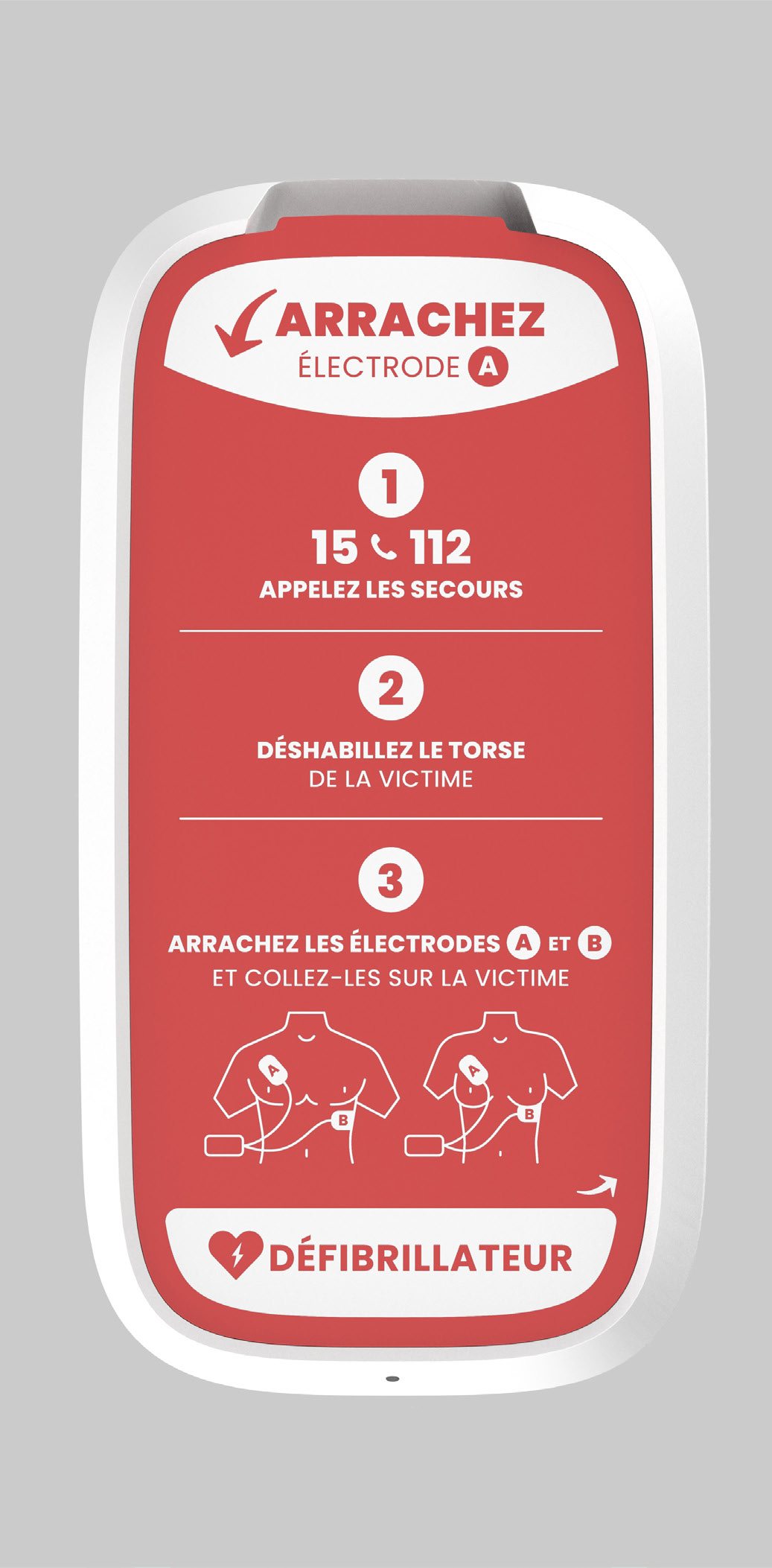 Notice graphique, étapes 1 à 3