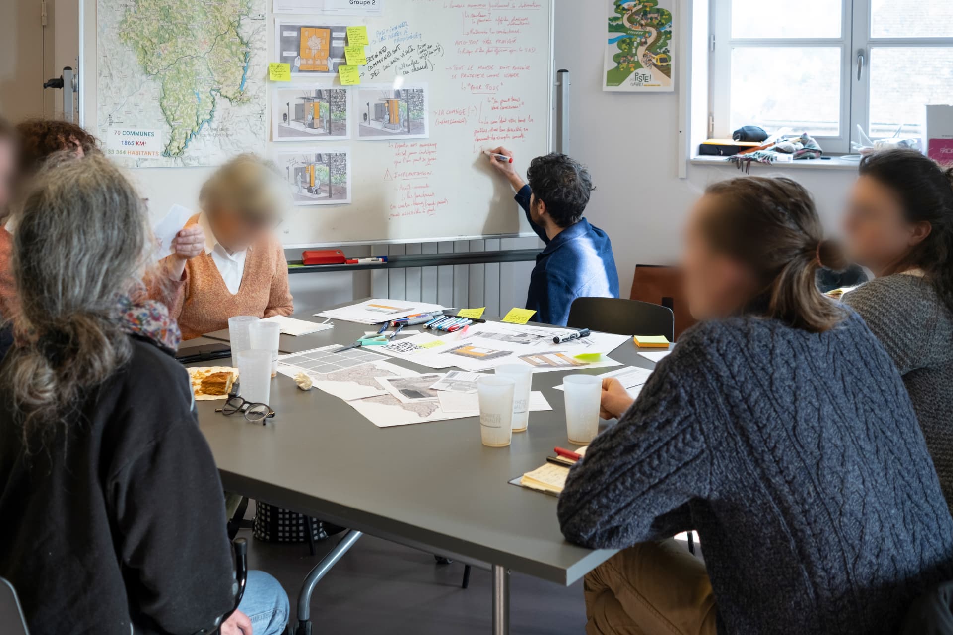 Atelier de concertation avec les habitants et les acteurs du territoire
